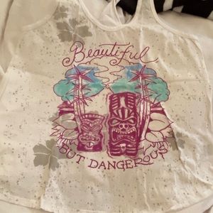 Ed hardy tropical tank top